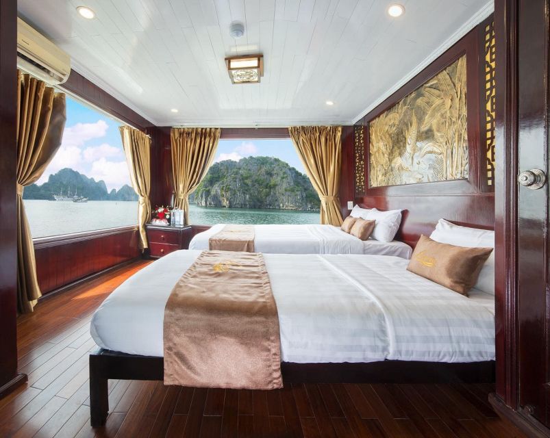 From Hanoi: Ha Long - Bai Tu Long Bay 2-Day 1-Night Cruise - Afternoon kayaking near Cap La Island