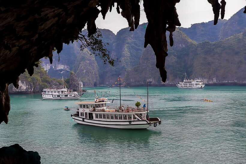 From Hanoi: Ha Long Bay Save-Cost Tours - Big & Small Groups - Boarding at Tuan Chau and settling into the cruise