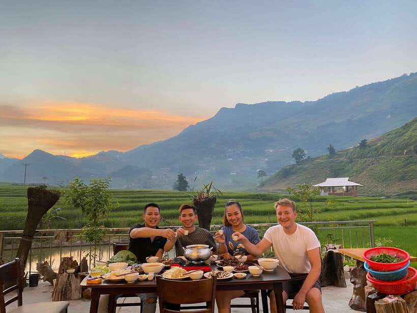 From Hanoi: Trek and Stay: 3-Day Sapa Highlands Adventure - Day two: the best walking from Y Linh Ho to Ta Van