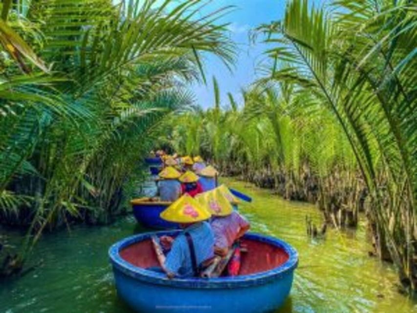 From Hoi An: Bay Mau Coconut Forest Bamboo Basket Boat Ride - From the meeting point to the water