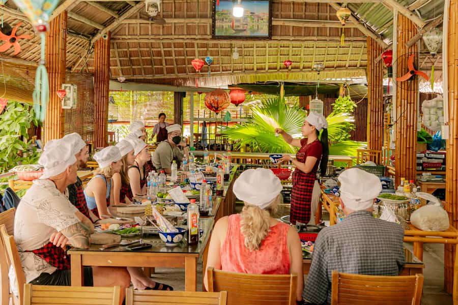 From Hoi An: Market Tour, Basket Boat Ride and Cooking Class - The cooking class is the main event