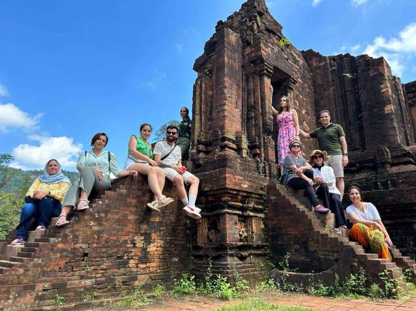 From Hoi An: My Son Sanctuary Afternoon Tour & Boat Trip - Walking among the red-brick towers