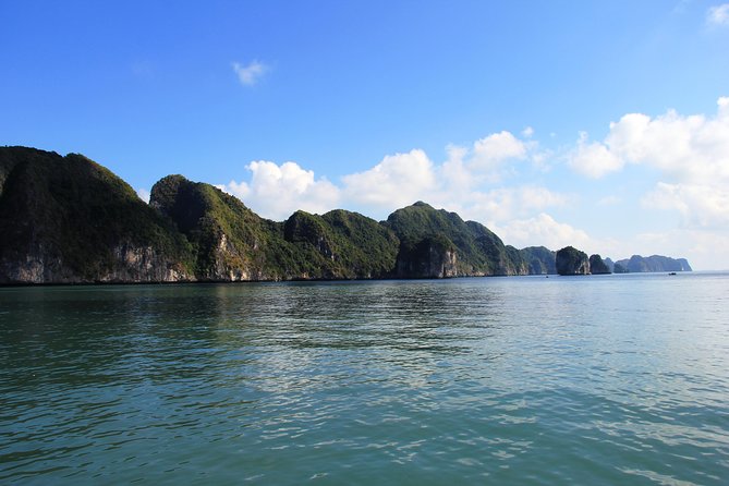 Full day boat trip with Cat Ba Captain Jack to Lan Ha Bay and Ha Long Bay - 8:00 to 10:30, leaving Cat Ba through Cai Beo