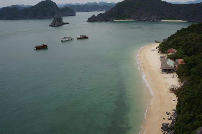 Full day boat trip with Cat Ba Captain Jack to Lan Ha Bay and Ha Long Bay - 10:30 to 11:30, kayaking through Dark and Bright Cave