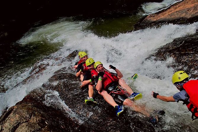 Full Day Canyoning Activity in Da Lat with Lunch - Crossing the waterfall by Tyrolean traverse