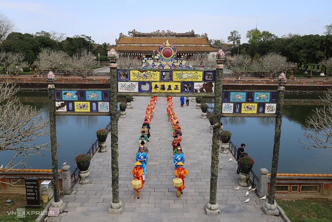 Full-Day Hue Imperial City with/without Hai Van Mountain Pass - Thien Mu Pagoda beside the river