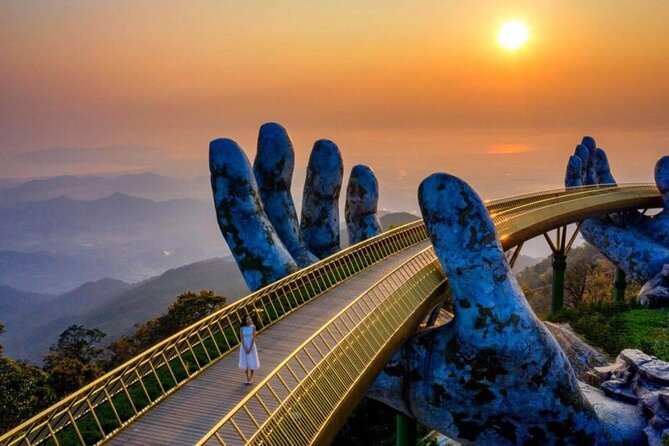 Golden Bridge -Ba Na Hills including buffet lunch ,Cable car 2 way From Da Nang - The morning ride from Da Nang