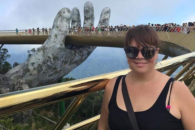 Golden Bridge & Ba Na Hills & Marble Mountain Private Tour - Beyond the bridge at Ba Na Hills