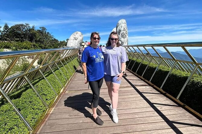 Golden Bridge-Monkey mountain-Dragon Bridge -Marble Mountain Fullday PrivateTour - Marble Mountains, caves, and temple steps