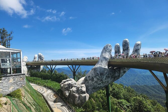 Golden Bridge-Monkey mountain-Dragon Bridge -Marble Mountain Fullday PrivateTour - A quick look at Dragon Bridge