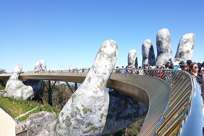 Golden Hand Bridge And Ba Na Hills tour from Hoi An/ Da Nang - Linh Ung Pagoda adds a calmer stop