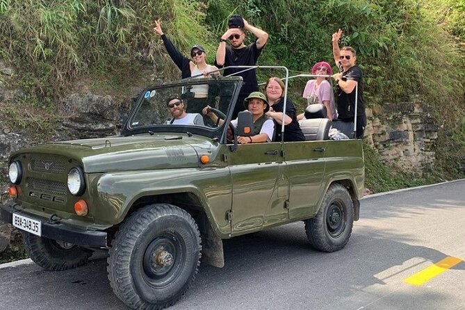Ha Giang Army open Air Jeep 3 Days 2 Night Tour - Du Gia waterfall provides the best change of pace