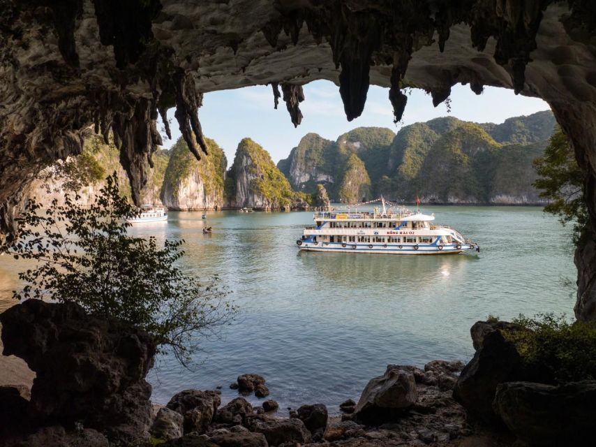 Ha Long: Afternoon Cruise with Lunch, Kayaking, and Swimming - Cruising past Ha Long Bay’s limestone islets