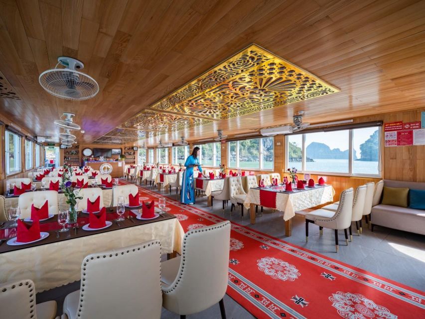 Ha Long: Afternoon Cruise with Lunch, Kayaking, and Swimming - Walking through Sung Sot Cave