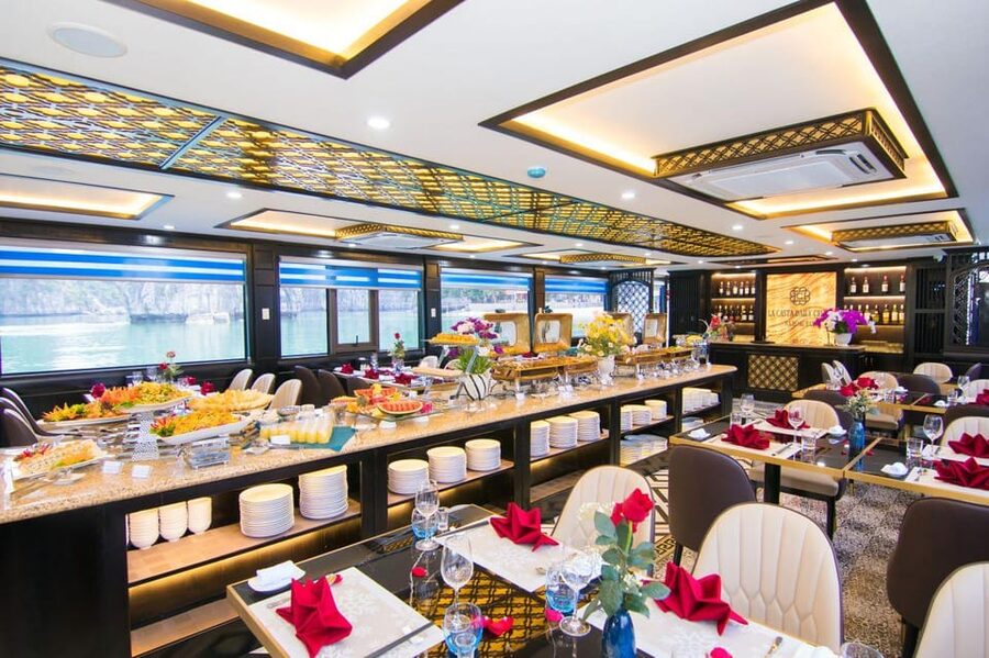 Ha Long Bay 8 hours daily tour on LA CASTA DAILY CRUISE - The first hours among Ha Long Bay’s limestone islands
