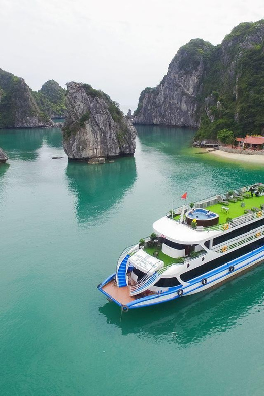Ha Long Bay 8 hours daily tour on LA CASTA DAILY CRUISE - Luon Cave by kayak or bamboo boat