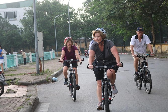 Half-Day Bicycle Tour Combine City & Countryside + Train Street - Ba Dinh Square and Hanoi’s major sights