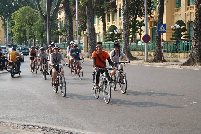 Half-Day Bicycle Tour Combine City & Countryside + Train Street - Old Quarter streets and the first city miles