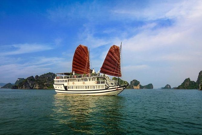 Halong Bay 2 Days 1 Night Cruise - Boarding at 12:30 and settling into the cabin
