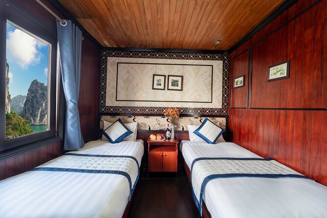 Halong Bay 2 Days 1 Night Traditional Boat - A shared cabin and a night on the bay