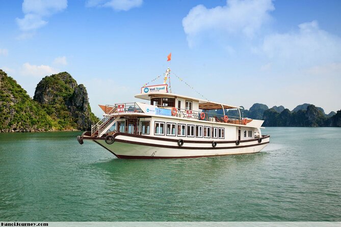 Halong Bay Cruise Luxury Full Day Tours - Seeing the bay from the sundeck