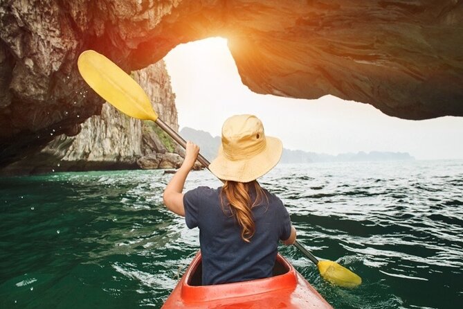 Halong Bay Day Tour 6Hour Deluxe Cruise Limousine Bus Small Group - Titop Island for swimming and a high view