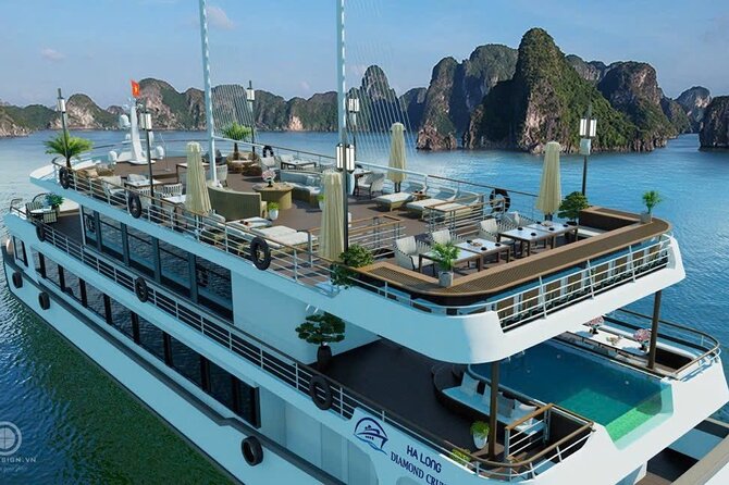 Halong Bay Day Tour By Diamond Era Cruise,Titop,Sung Sot & kayak - Life aboard the Diamond Era Cruise