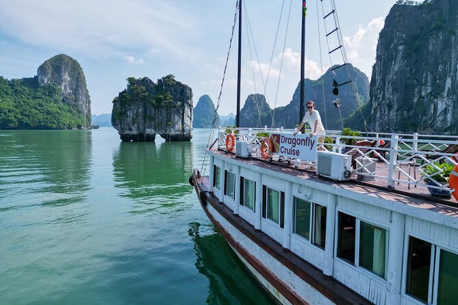 Halong Bay Day Tour Islands, Cave, Kayak. Lunch. All inclusive - Cruising through Ha Long Bay