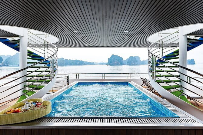 Halong Bay Day Tour Luxury Cruise With Jacuzzi and Buffet Lunch - Sung Sot Cave, Halong Bay’s dramatic interior