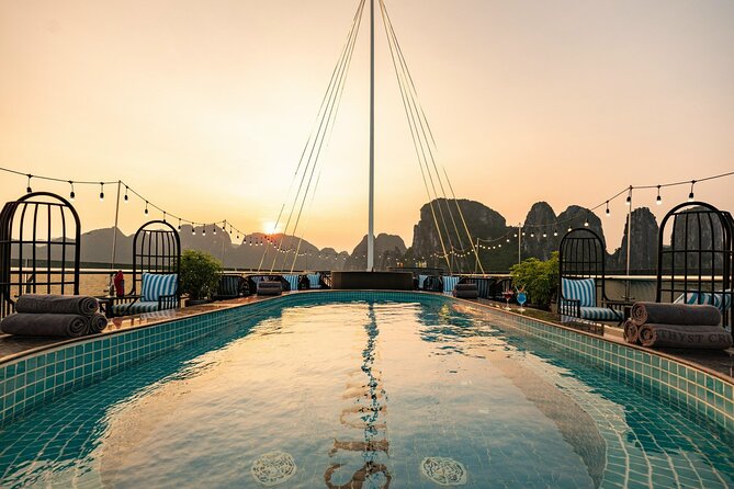Halong Bay Day Tour With Sunlight Luxury Cruise With Transfer - Boarding at Tuan Chau Harbour