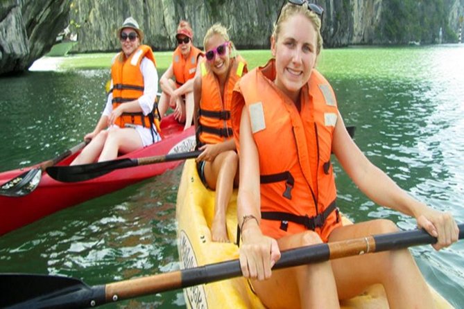 Halong Bay Full-Day with 6 Hour Cruise Kayaking, Swimming, Lunch - Hang Luon offers the day’s best choice of pace