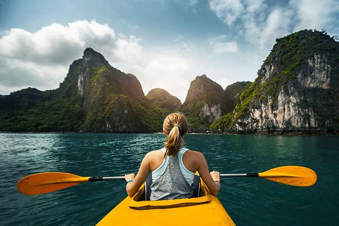 Halong Bay Full Day with Kayaking, Hiking viewpoint, Cave - Deluxe To Luxury - Morning pickup in Hanoi’s Old Quarter