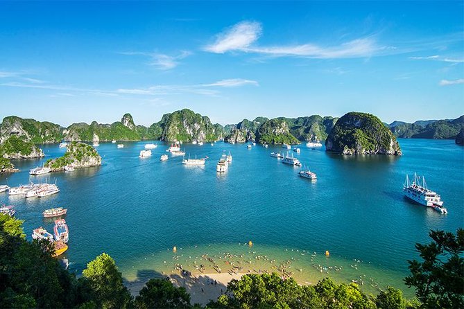 Halong Bay Full Day with Kayaking, Hiking viewpoint, Cave - Deluxe To Luxury - Sung Sot Cave, Halong Bay’s biggest cave