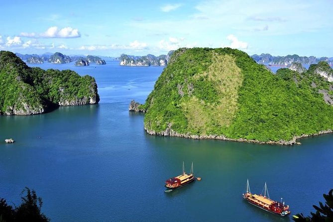 Halong Bay Full Day with Kayaking, Hiking viewpoint, Cave - Deluxe To Luxury - Sunset tea and the ride back to Hanoi