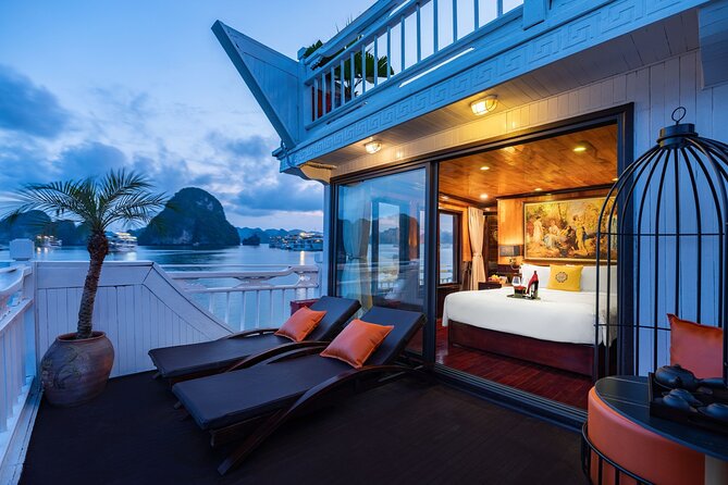 Halong Bay - Hera Luxury Day Cruise 7.5 Hours - One night in a five-star Ha Long hotel