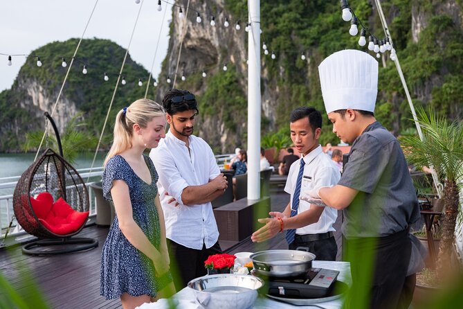 Halong Bay - Hera Luxury Day Cruise 7.5 Hours - Dark and Bright Caves by kayak or bamboo boat