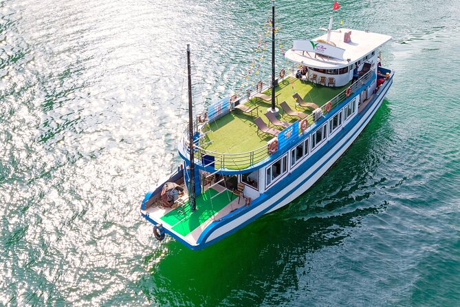 Halong Bay In Just One Day with Ti Top Island - Boarding at Tuan Chau Island around noon