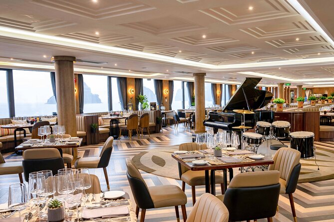 Halong Bay Luxury Dinner Cruise - Ambassador - The 20:30 fireworks finale