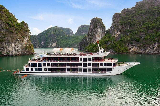 Halong Bay Shore Excursion: Full Day Cruise Tour from Cruise Port - Vietnamese lunch served aboard the boat