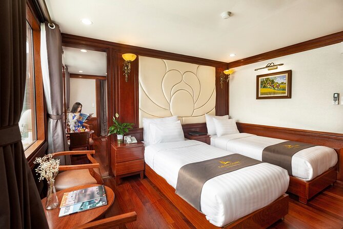 Halong Calypso Cruise 2d1n-All Inclusive Cruise with Transfer - Settling into a 20.5-square-meter cabin