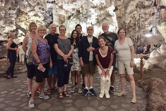 Halong Day Tour Islands, Caves, Kayak, Lunch w Dragonfly Cruise - Thien Cung Cave and its stone formations