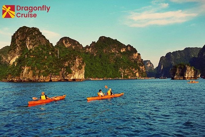 Halong Islands, Cave, Kayak, Bamboo Day Tour w Dragonfly Cruise - Is $120 good value?