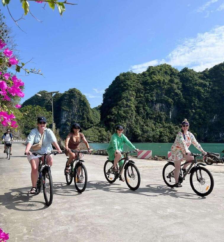 Hanoi: 2-Day Ha Long and Lan Ha Bay Cruise with Kayaking - Sunset, spring rolls, and squid fishing after dark