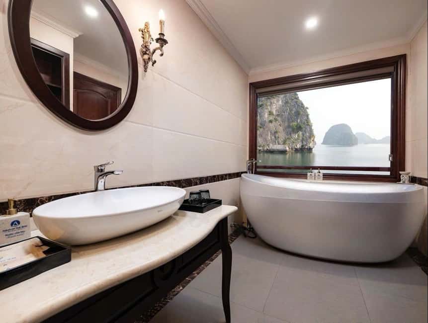 Hanoi: 2-Day Ha Long & Lan Ha Bay 5-Star Boat with Balcony - Dinner, karaoke, and the overnight cabin