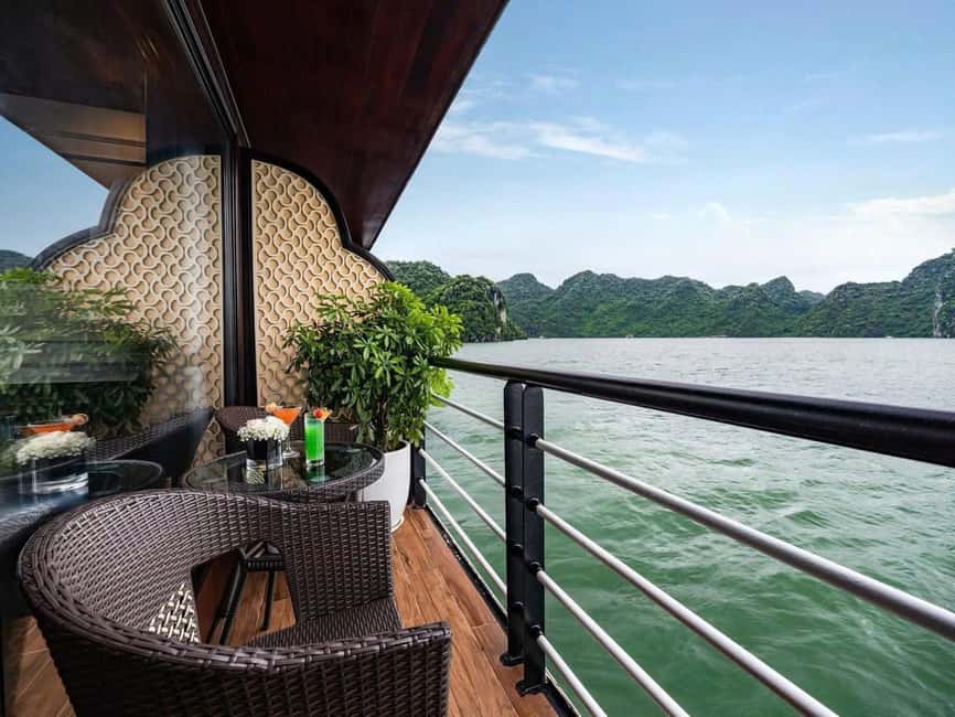 Hanoi: 2-Day Ha Long & Lan Ha Bay 5-Star Boat with Balcony - Tai Chi and Trung Trang Cave on day two
