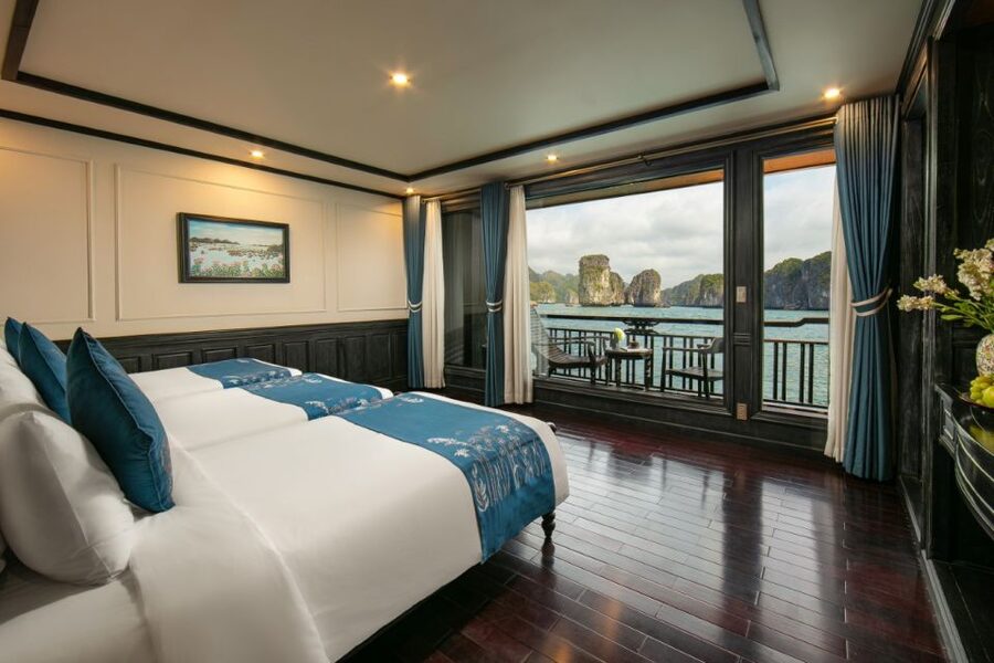 Hanoi: 2-Day Halong & Lan Ha Bay 5-Star Cruise with Balcony - Afternoon choices: caves, beach, or kayaking