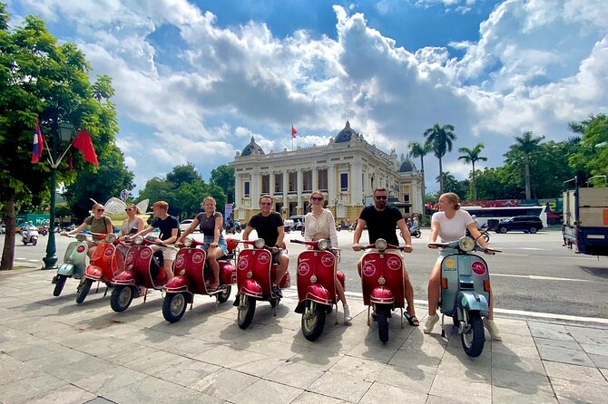 Hanoi Back Streets Vespa Tours: Hanoi Insider Vintage Vespa Tour - Long Bien Bridge and the Red River edge