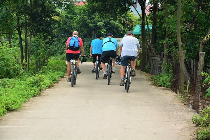 Hanoi Bicycle Tours: Half Day Bicycle Tours Hanoi Countryside - Riding beside farms near Dong Anh