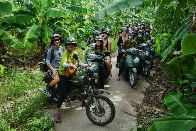 Hanoi Countryside Motorbike Tour: Red River Culture & Daily Life - Leaving Hanoi on a Russian Minsk