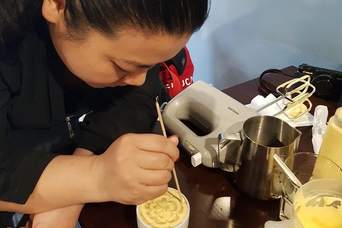 Hanoi Egg Coffee Making Course - Coffee with a Vietnamese spring roll
